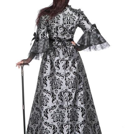 Marquise Dress Grey Black Ladies