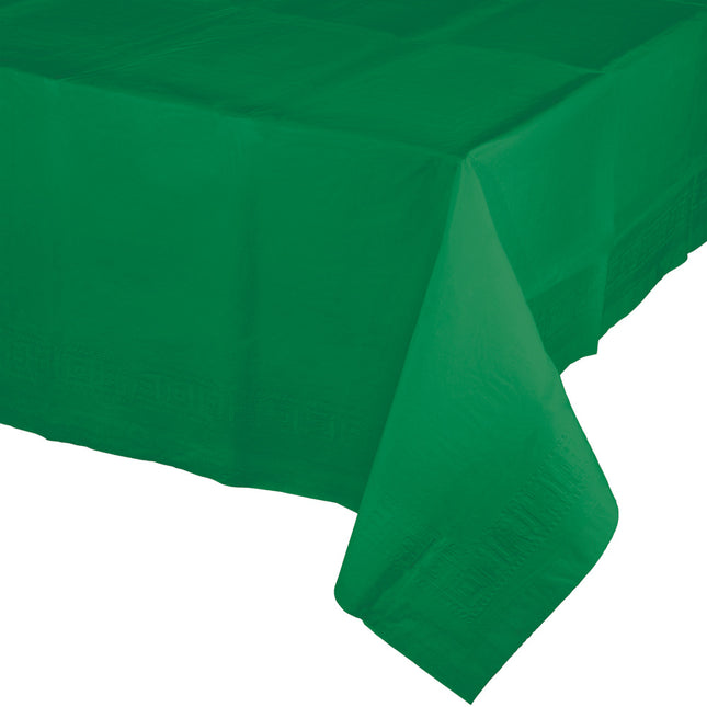 Zielony obrus plastikowy 2,74 m