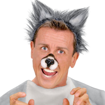 Pluszowy szary ogon