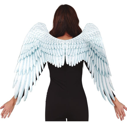Wings Fabric White 1.05m