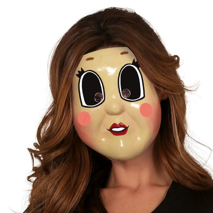 Lalka z maską na Halloween