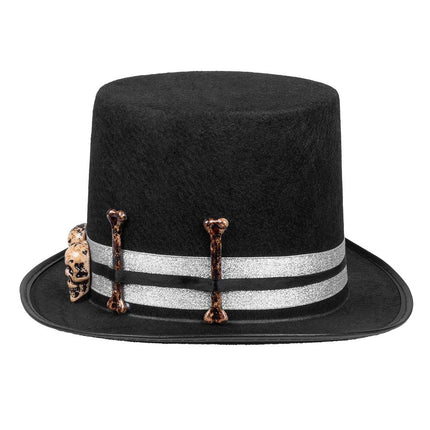 Halloweenowy kapelusz mistrz czaszek