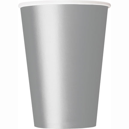 Kubki srebrne 266ml 8szt
