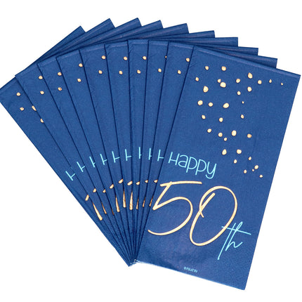 Serwetki 50 Years Blue 33cm 10szt