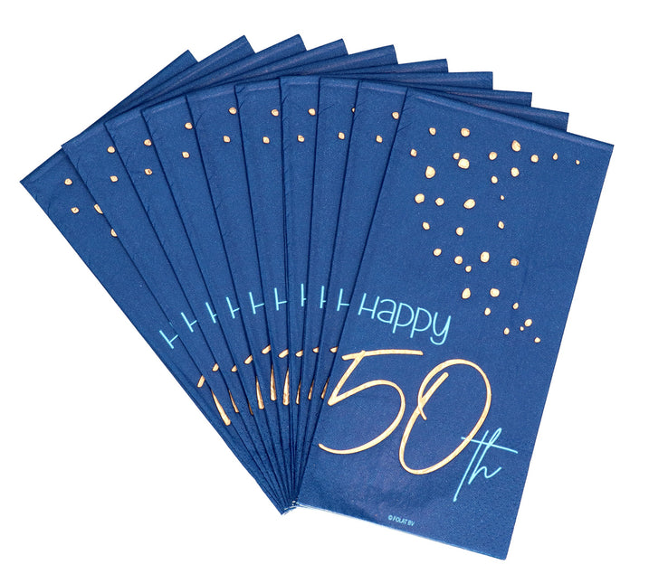 Serwetki 50 Years Blue 33cm 10szt