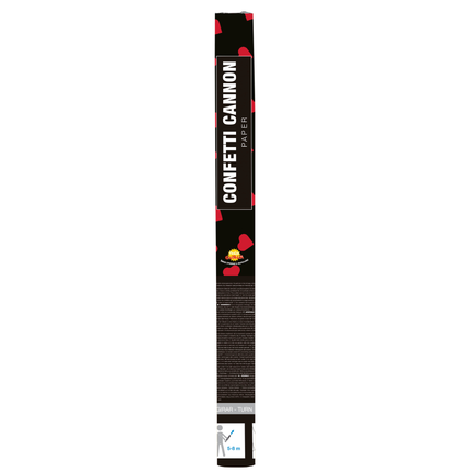 Armatka konfetti Czerwone Serca 40 cm