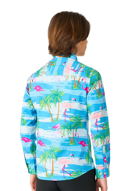 Hawaii Flamingo Teen Shirt Boy Teen <tc>OppoSuits</tc>