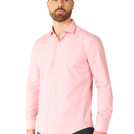 Jasnoróżowa koszula męska <tc>OppoSuits</tc>