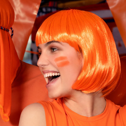 Bob Wig Orange Deluxe