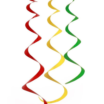 PVC Swirlx3 Bv Czerwony Żółty Zielony