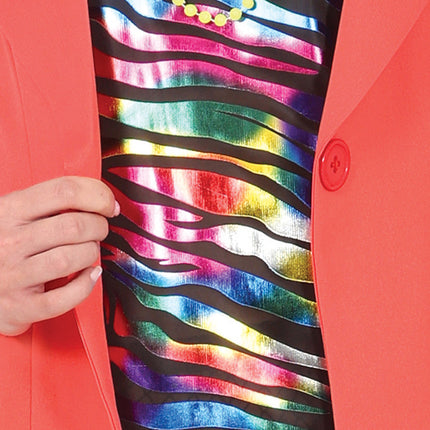 Neonowy kostium 80S Rainbow Ladies