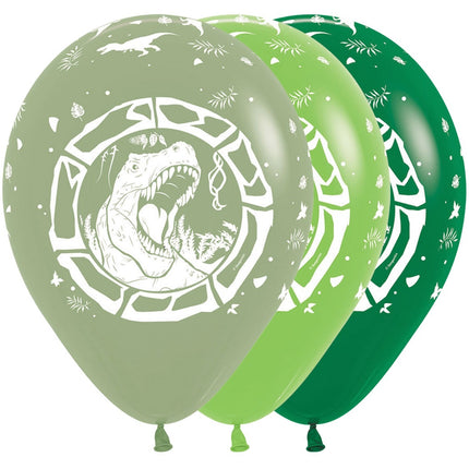Balony Dinozaur T Rex Mix 30cm 25szt