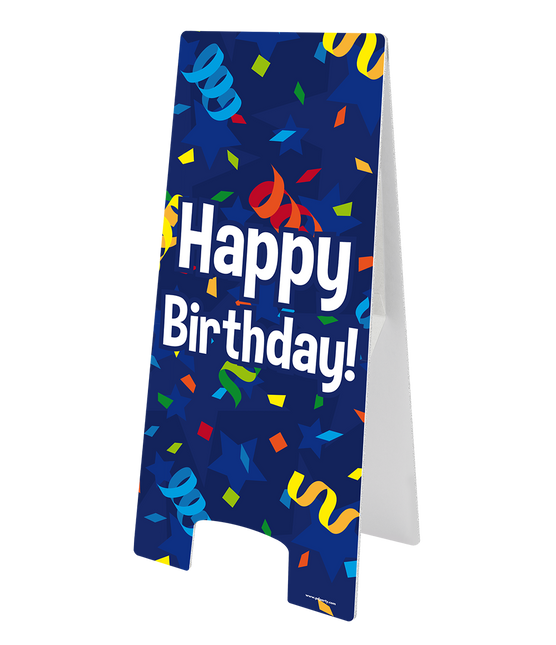 Znak ostrzegawczy Happy Birthday Cartoon 58cm