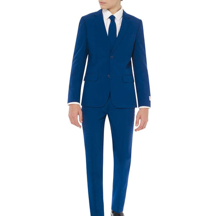 Ciemnoniebieski garnitur chłopiec nastolatek <tc>OppoSuits</tc>