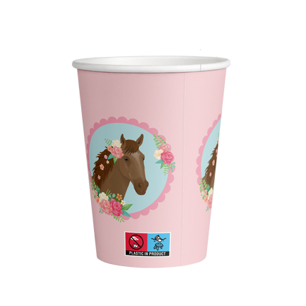 Kubki dla koni 9cm 8szt