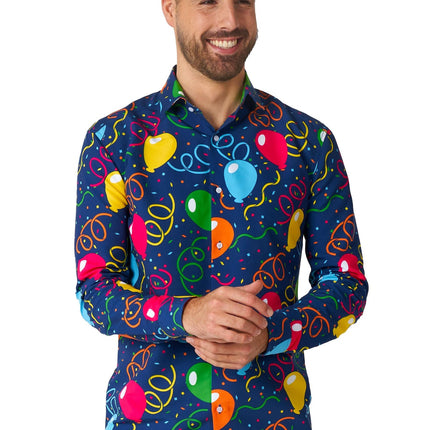 Party Balloons Shirt Men <tc>Suitmeister</tc>