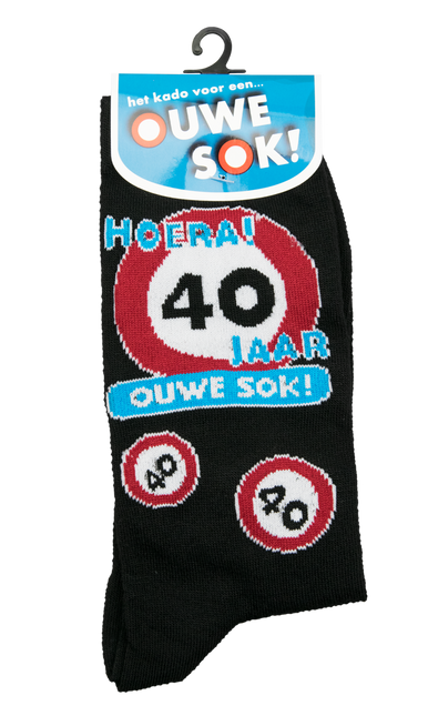 Śmieszne skarpetki 40 lat 1 para