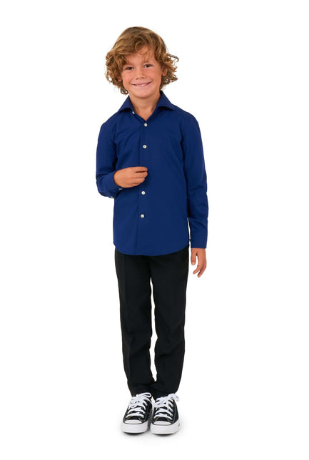 Ciemnoniebieska koszula chłopięca <tc>OppoSuits</tc>