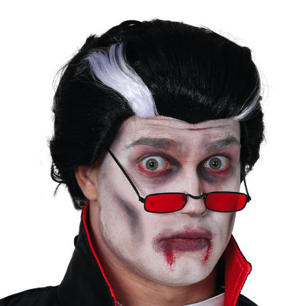 Peruka na Halloween Dracula