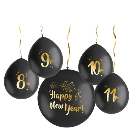 Balony sylwestrowe 33cm 5szt