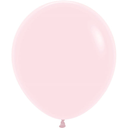Balony Pastel Matte Pink 45cm 25szt