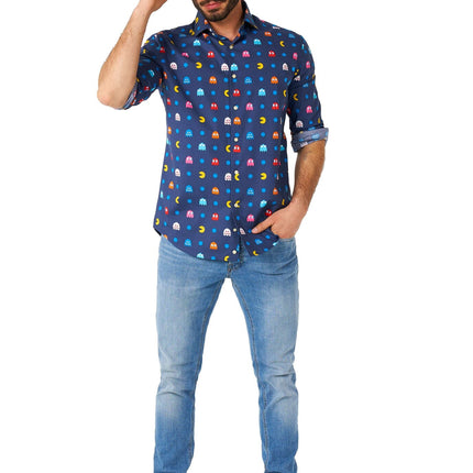 Pixel PAC-MAN Shirt Men <tc>OppoSuits</tc>