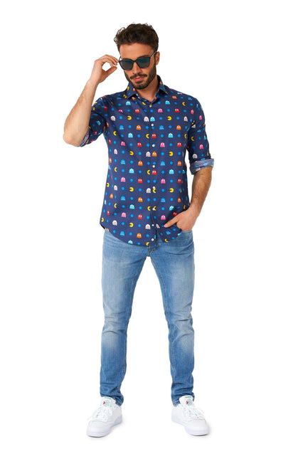 Pixel PAC-MAN Shirt Men <tc>OppoSuits</tc>