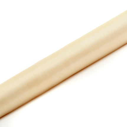 Waniliowa kremowa tkanina organzowa 36cm 9m