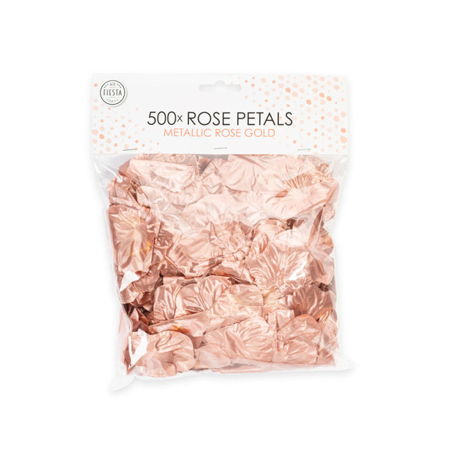 Płatki róż Rose Gold Metalic 500szt