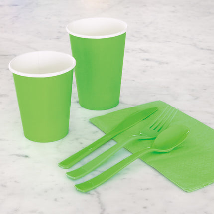 Sztućce Lime Green 18 sztuk