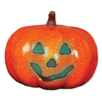 Halloweenowa dynia ze światełkiem 16 cm