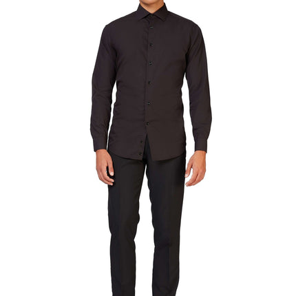 Czarna koszula męska <tc>OppoSuits</tc>