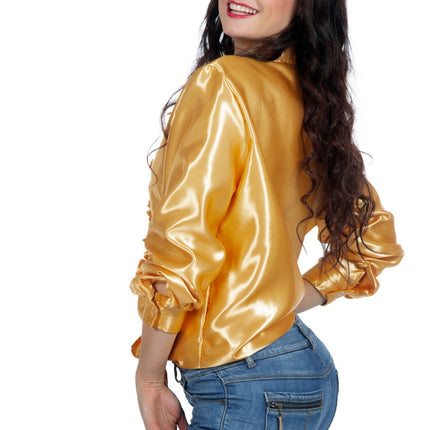 Bluzka Disco Ruffles Gold