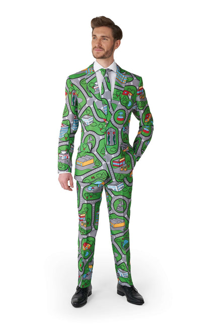 Zagraj w Rug Green Suit Men <tc>Suitmeister</tc>
