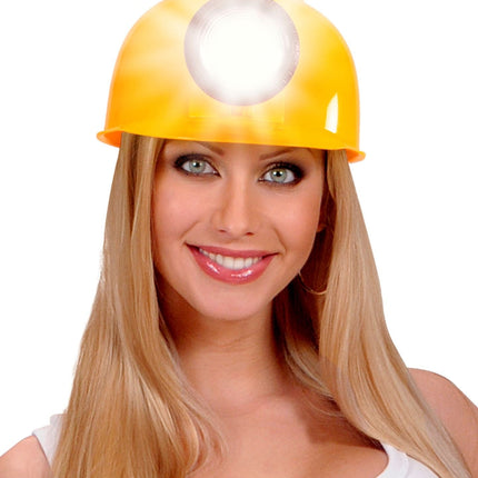 Kask budowlany z oświetleniem