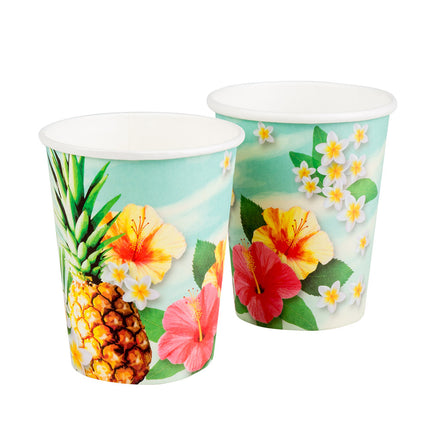 Kubki Hawaii Paper 210ml 10szt