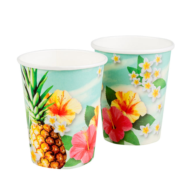 Kubki Hawaii Paper 210ml 10szt