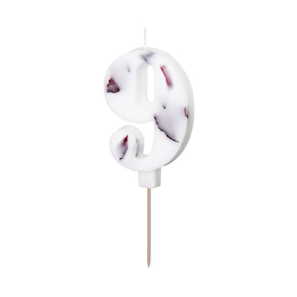 Świeca 9 Year Petals 8cm
