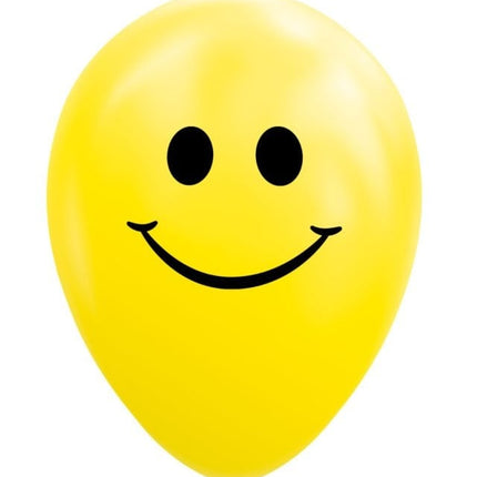 Żółte balony buźki 30,5 cm 8 szt.