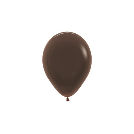 Balony Czekoladowy Brąz 12cm 50szt