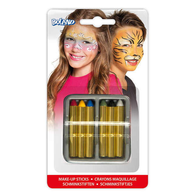 Pisaki do makijażu 6 sztuk