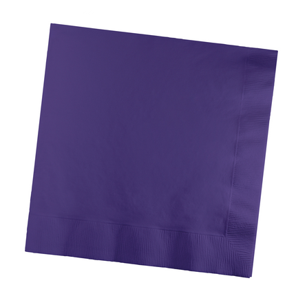 Fioletowe serwetki 3-warstwowe 41 cm 25 szt.