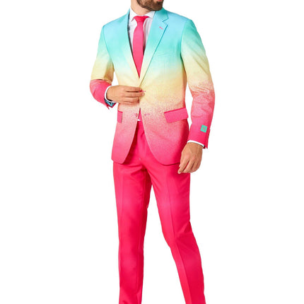 Garnitur męski Rainbow Fuchsia Blue <tc>OppoSuits</tc>