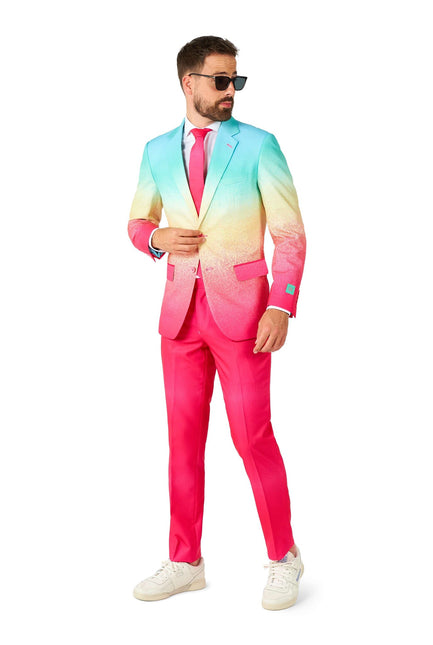 Garnitur męski Rainbow Fuchsia Blue <tc>OppoSuits</tc>