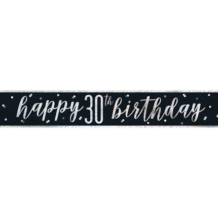 Banner 30 Years Black 2,74 m