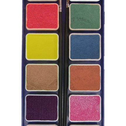 PXP Palette Metallic Colours 12 elementów z 2 pędzlami