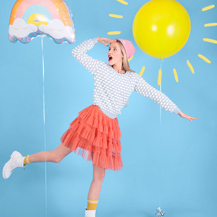 Balon helowy Rainbow pusty 55cm