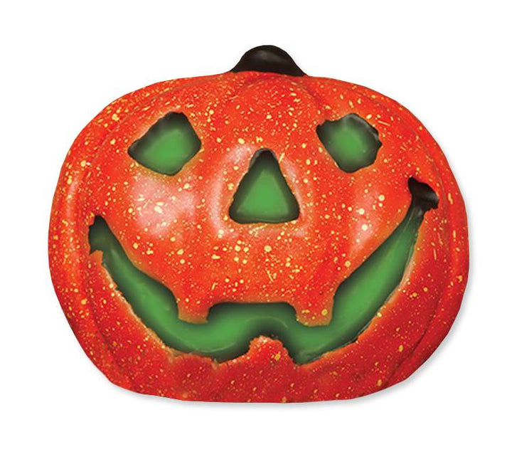 Halloweenowa dynia ze światełkiem 17 cm