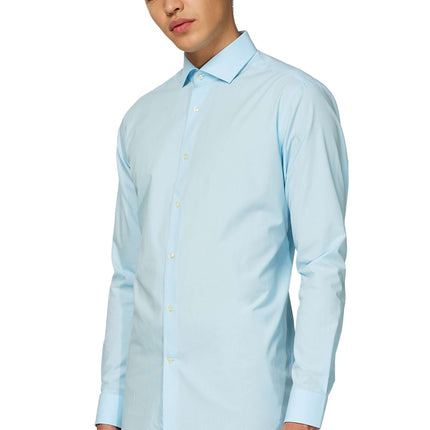 Jasnoniebieska koszula męska <tc>OppoSuits</tc>