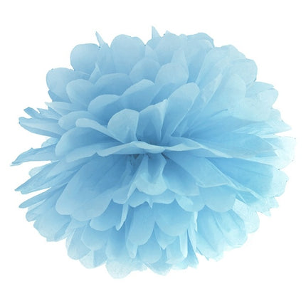 Pompon jasnoniebieski 25 cm